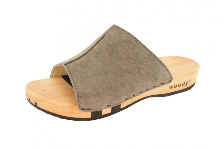 Woody Holzpantolette Anja sand